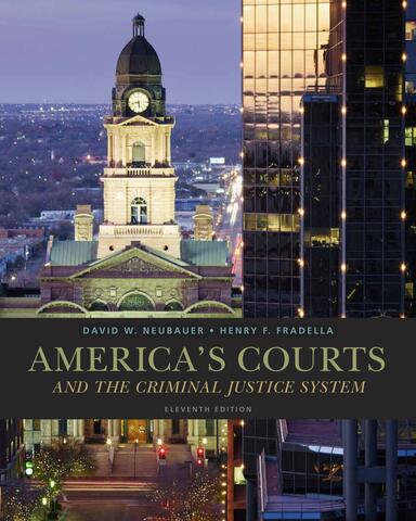 Book cover - America's Courts and the Criminal Justice System