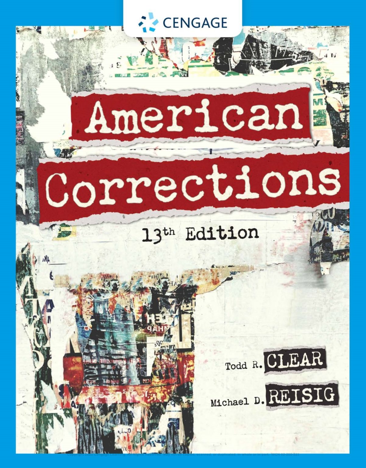 Book cover - American Corrections in Brief, 13th edition