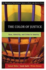 Book cover - The Color of Justice: Race, Ethnicity, and Crime in America