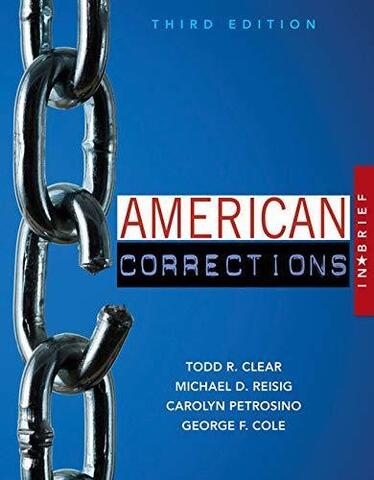 American Corrections in Brief, 3rd edition